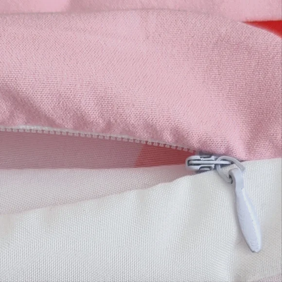 Kitty Cat Design Multi Color Colorful Accent Pillowcase Zippered Cover - Picture 5 of 6